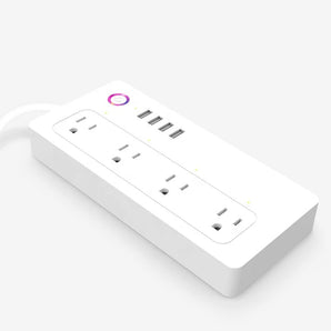 HomeModrn Smart Power Strip 4 Extension Socket Outlet + 4 USB WiFi  with USB  15A